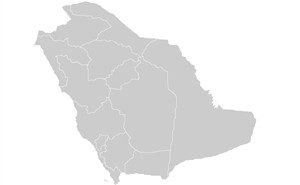 Map of Saudi Arabia